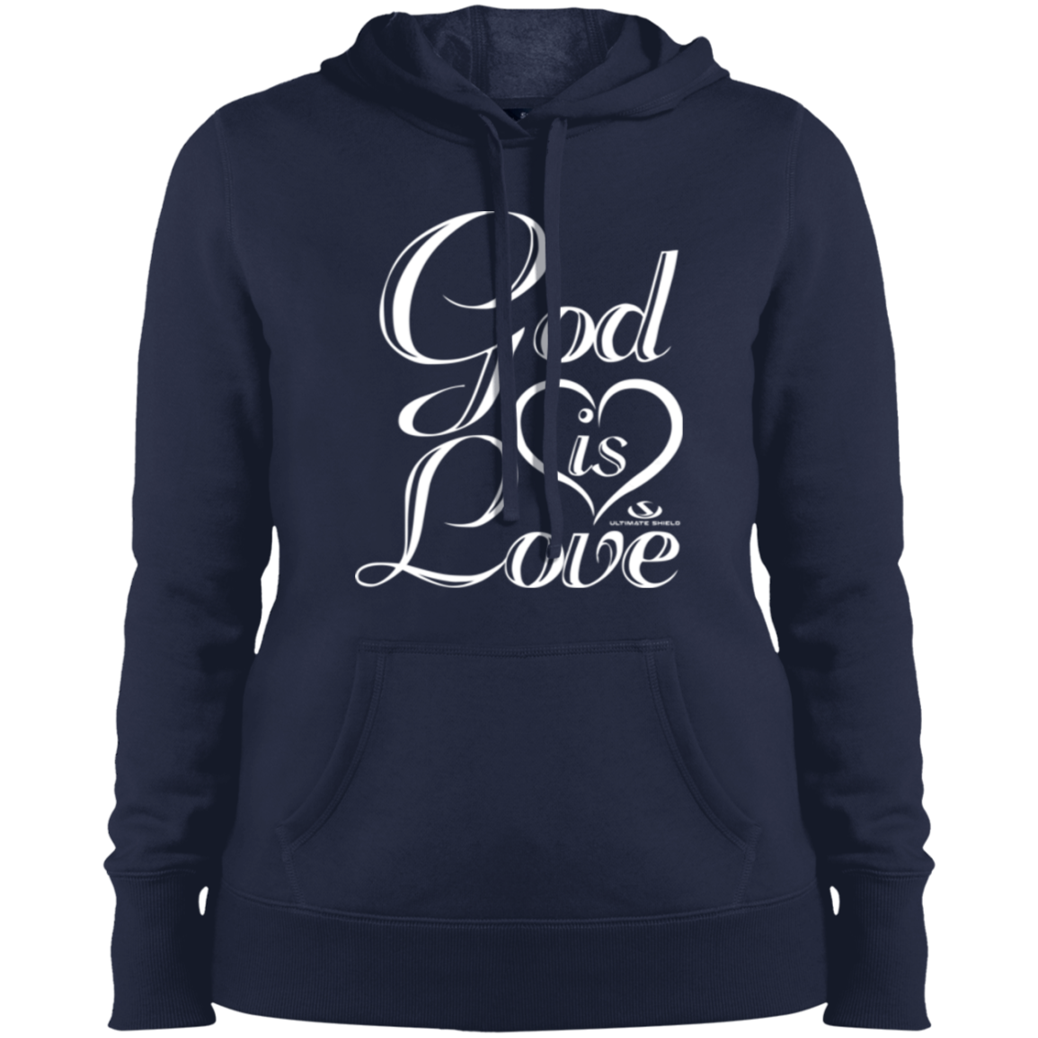 GOD IS LOVE  Ladies' Pullover Hooded Sweatshirt