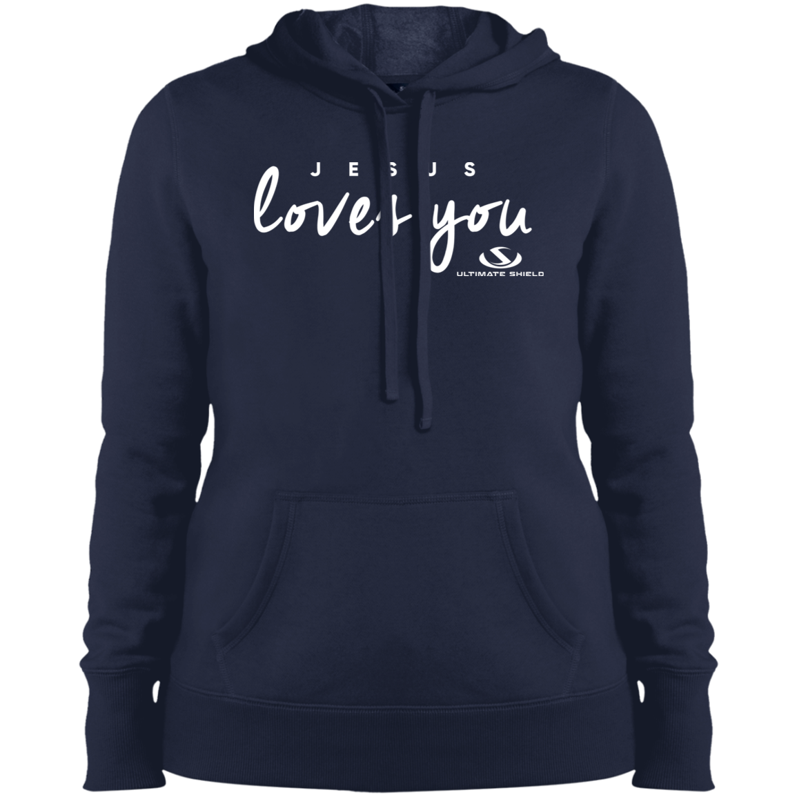 JESUS LOVES YOU Ladies' Pullover Hooded Sweatshirt