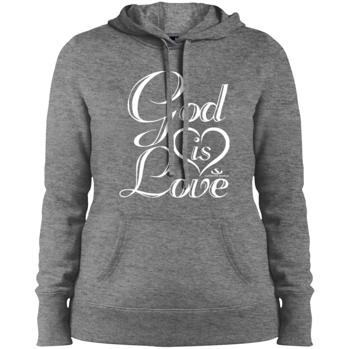 GOD IS LOVE  Ladies' Pullover Hooded Sweatshirt