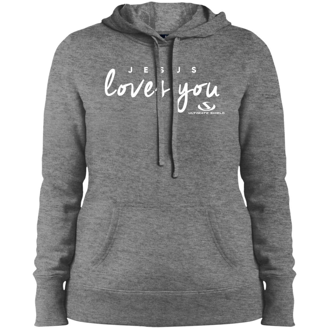 JESUS LOVES YOU Ladies' Pullover Hooded Sweatshirt