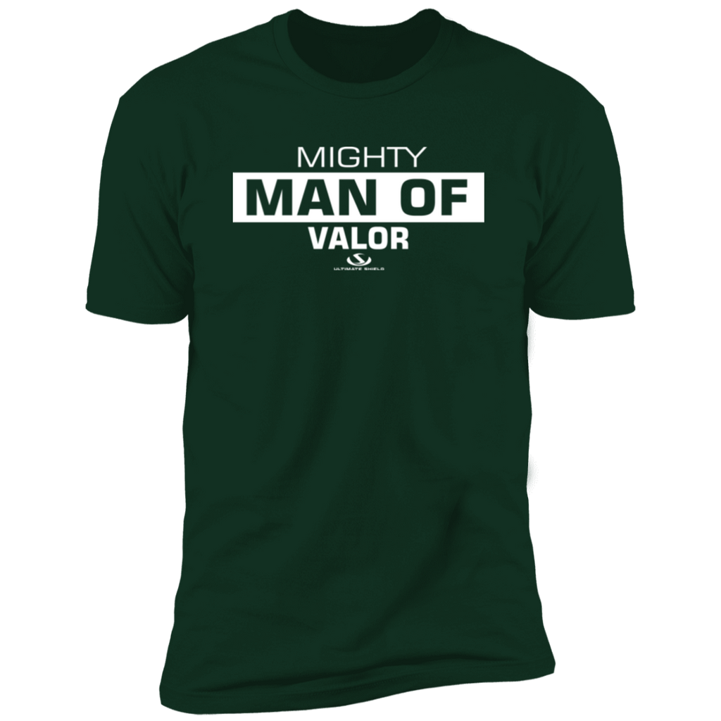 MIGHTY MAN OF VALOR  Premium Short Sleeve T-Shirt