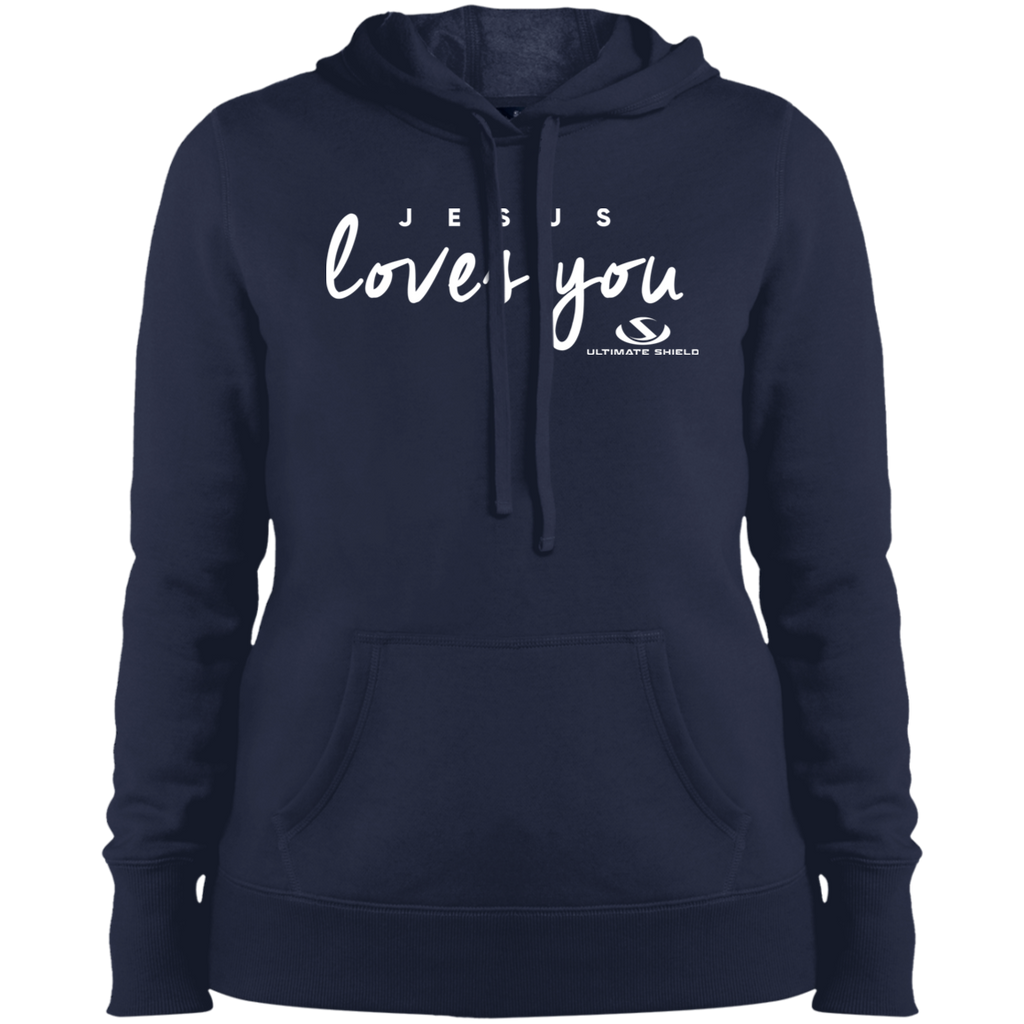 JESUS LOVES YOU Ladies' Pullover Hooded Sweatshirt