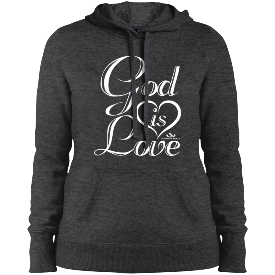 GOD IS LOVE  Ladies' Pullover Hooded Sweatshirt