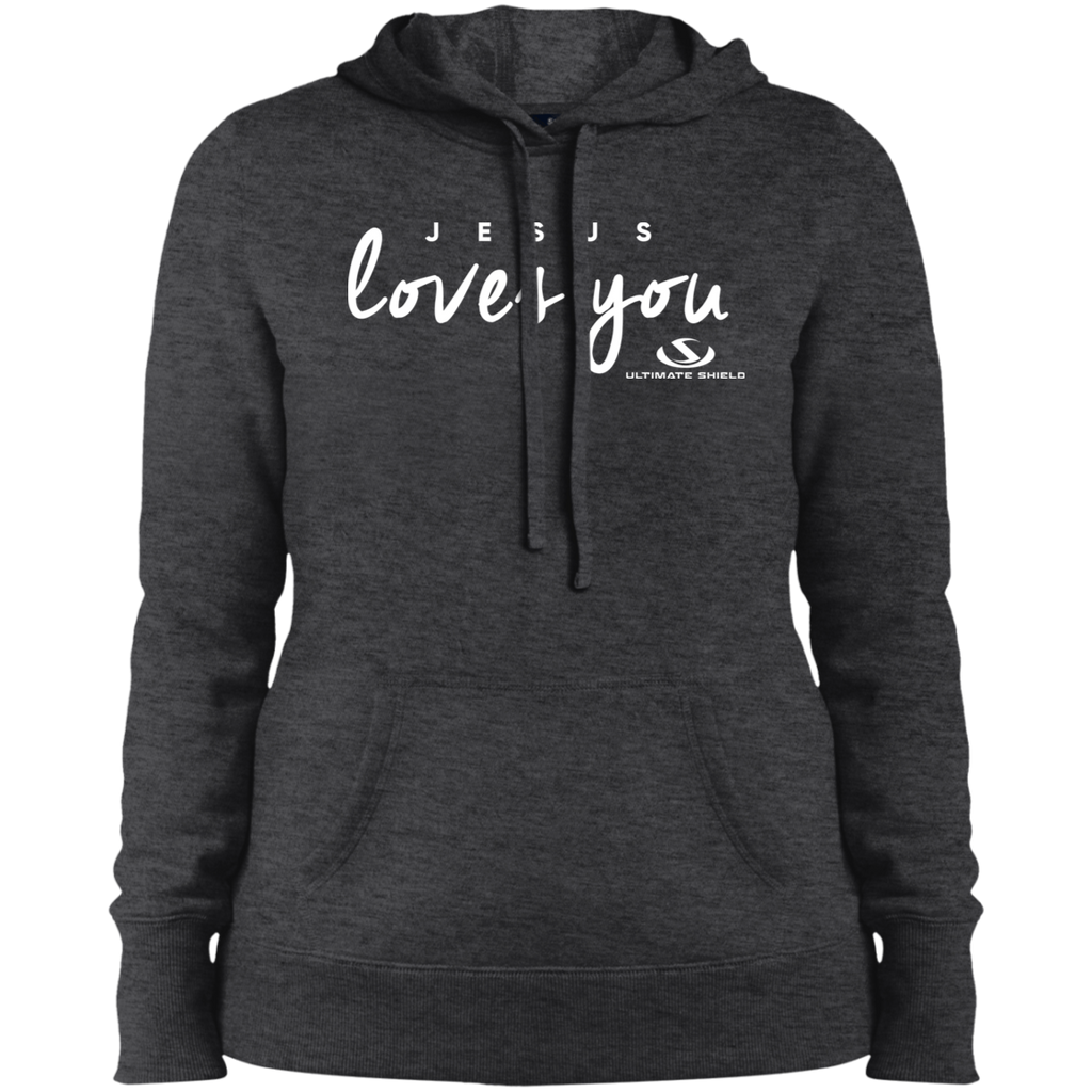 JESUS LOVES YOU Ladies' Pullover Hooded Sweatshirt