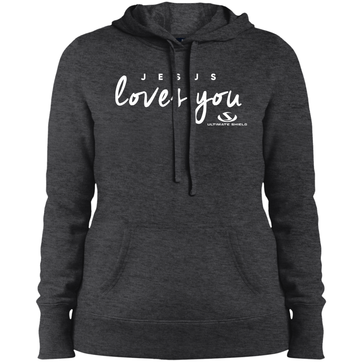 JESUS LOVES YOU Ladies' Pullover Hooded Sweatshirt