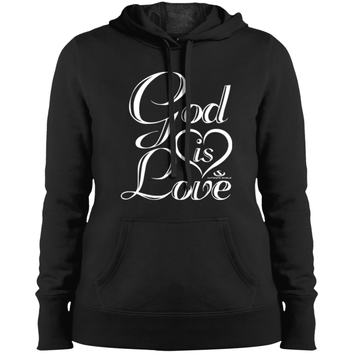 GOD IS LOVE  Ladies' Pullover Hooded Sweatshirt
